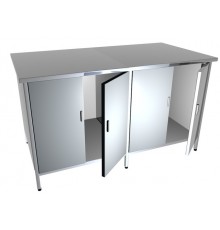 Стіл-тумба з 4 розпашніми дверима Проф 304, 1 полицю