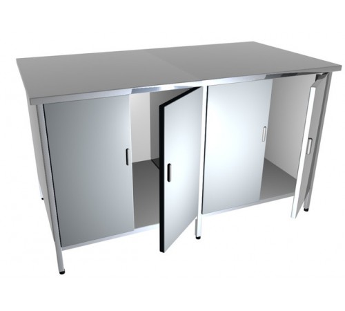 Стіл-тумба з 4 розпашніми дверима Проф 304, 1 полицю