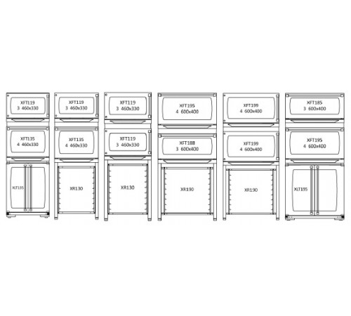 Піч пароконвекційна Unox XFT183