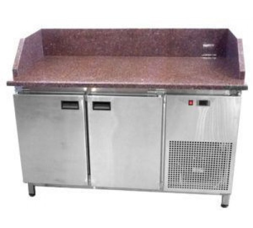 Стіл для піци Tehma 2 двері з бортами (700)