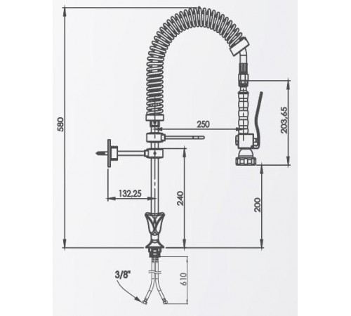 Душуючий пристрій CANCAN MT05