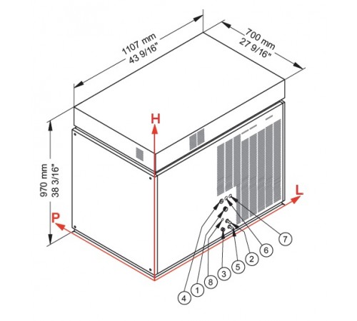 Льодогенератор Brema Muster 1500A