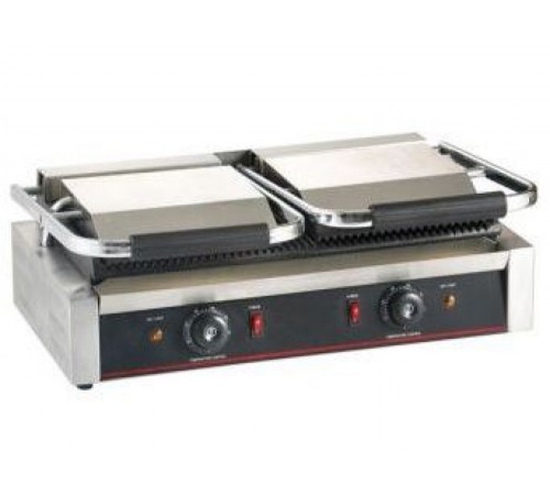 Гриль притискний двопостовий SYBO (верх рифлень, низ гладкий)