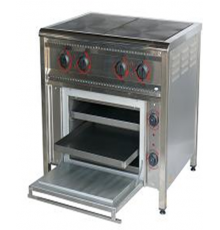 Плита електрична 4-х конф., з жарочним шафою ПЕ-4Ш