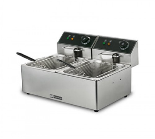 ФРИТЮРНИЦЯ ПІДВІЙНА 6 + 6 л HKN-FT66N