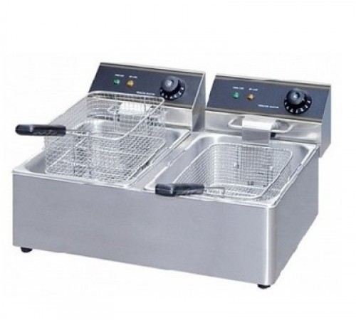 ФРИТЮРНИЦЯ ПІДВІЙНА 6 + 6 л HKN-FT66N