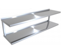 Полиця кухонна навісна 2-х рівнева