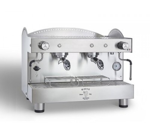 КАВОВАРКА ДВОХПОСТОВА НАПІВ-АВТОМАТИЧНА B2016 PM/WHITE