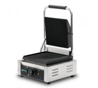 ГРИЛЬ КОНТАКТНИЙ HURAKAN HKN-PE22R ОДИНАРНИЙ РЕБРО