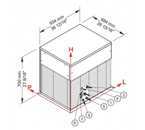 Льодогенератор Brema G1000A