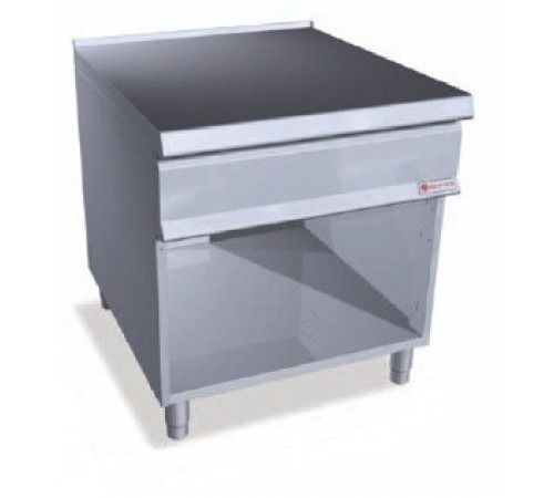 Стіл нейтральний з поліцею на закр. базі Bertos SN9-8M+S+S2P400