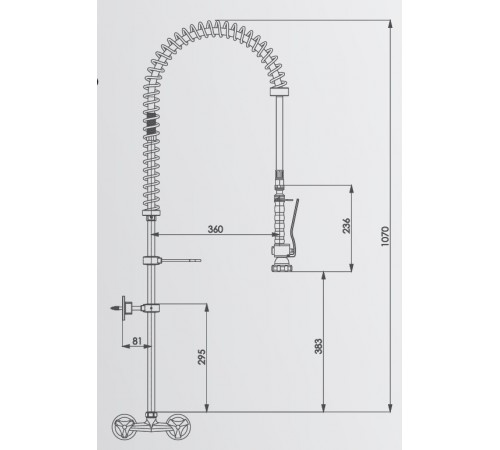 Душ миючий CANCAN MT03