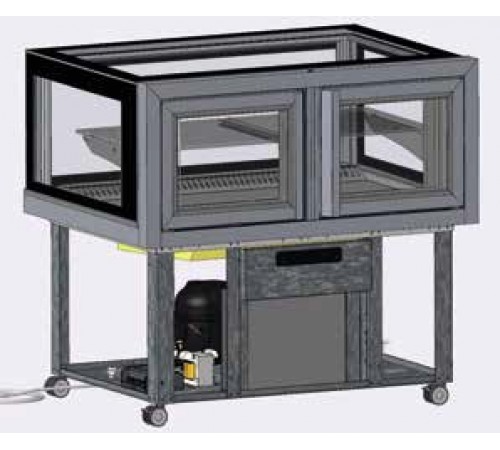 Холодильна вітрина Tecfrigo Karina 97QBSP (cod.10 + 02)