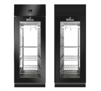 Шафа холодильна Meatico AC9608 STG GREEN MEAT 700 BLACK PANORAMA