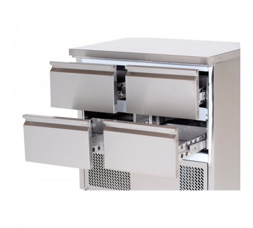 Холодильний стіл GGM GASTRO SAG97E4ND 0,9 x 0,7м