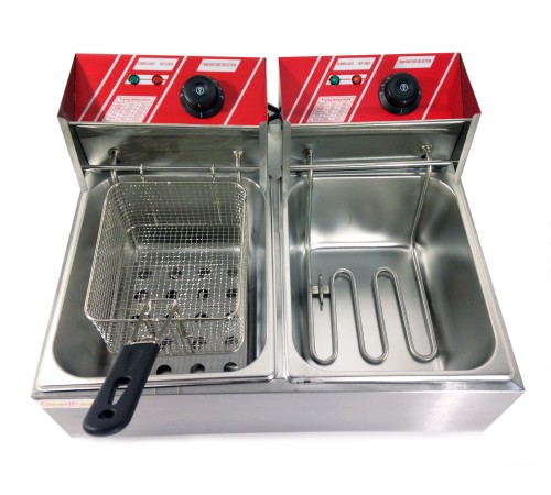 Фритюрниця підвійна електрична професійна GoodFood EF66