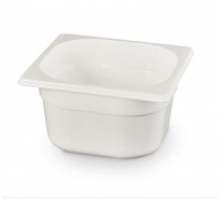 Гастроємність із білого полікарбонату GN 1/6 (H) 100 мм