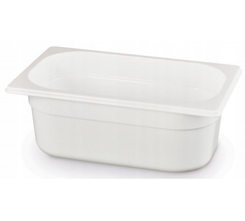 Гастроємність із білого полікарбонату GN 1/4 (H) 65 мм