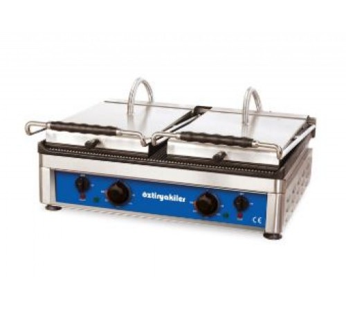 Гриль підвійний притискний (panini) Ozti