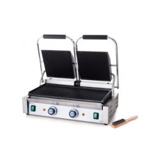 Гриль контактний підвійний Hendi верхня і нижня повнрхність рифлені