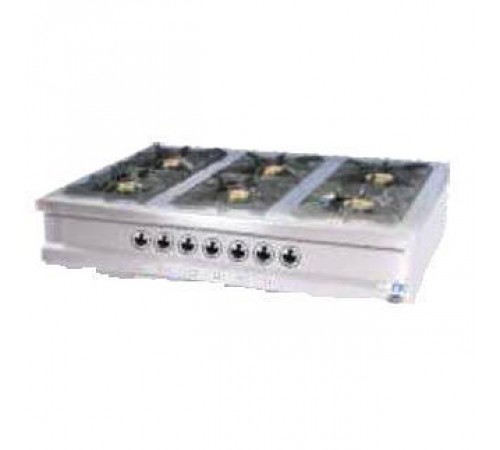 Плита 6 конфоркова настільна MX-6A