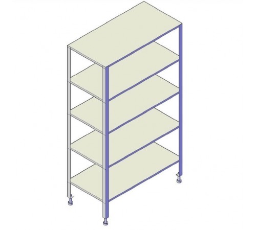 Стелаж 5-и рівневий проф 600