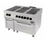 Промислова електрична плита 6 конфорок з духовкою OZTI OSOEF 8090