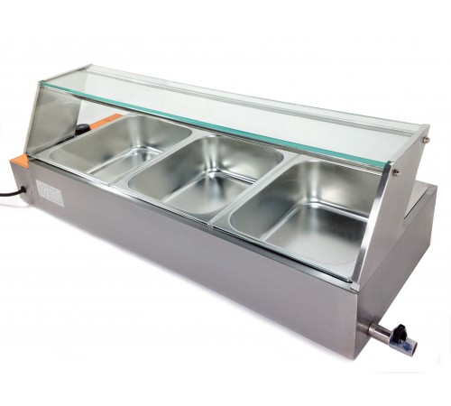 Апарат для підігріву готових страв (марміт) GoodFood BM3G витрина