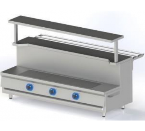 Марміт перших страв МПЛРНкВ-2 1200 мм | Професійний, 6 кВт, 380В, з надбудовою