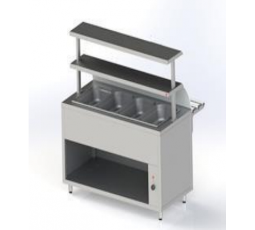 Марміт других страв МЛРН-5 1800 мм | Професійний, сухий тен, +30°...+90°C, 220 В