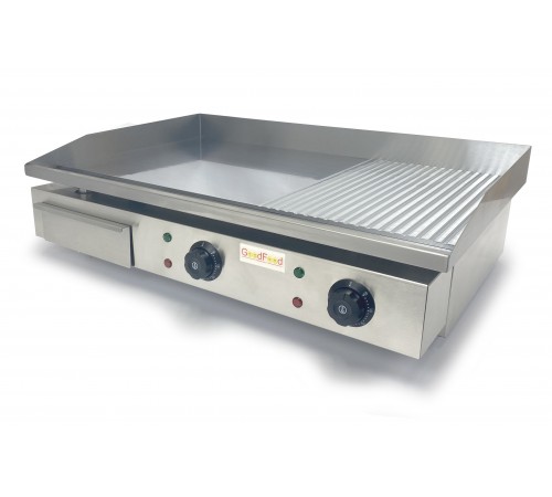 Поверхня для змаження (хромована) комбінована GoodFood EG73FRM