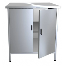 Стіл-тумба з орними дверима Економ 430, 2 поліці