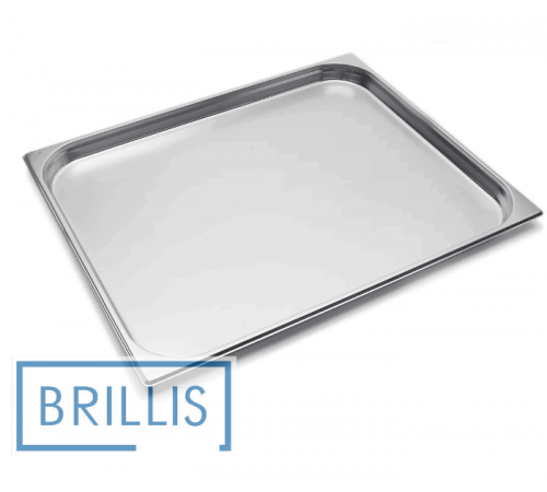 Гастроємність Brillis н/ж сталь GN 2/1-40 мм (650х530х40мм)