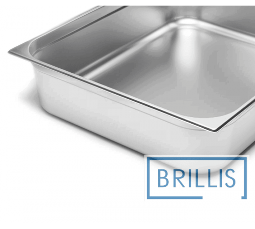 Гастроємність Brillis н/ж сталь GN 2/1-150 мм (650х530х150мм)