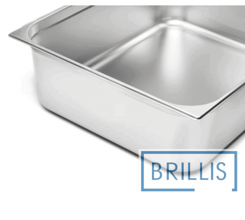 Гастроємність Brillis н/ж сталь GN 2/1-200 мм (650х530х200мм)