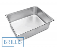 Гастроємність Brillis н/ж сталь GN 2/1-200 мм (650х530х200мм)
