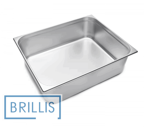 Гастроємність Brillis н/ж сталь GN 2/1-200 мм (650х530х200мм)