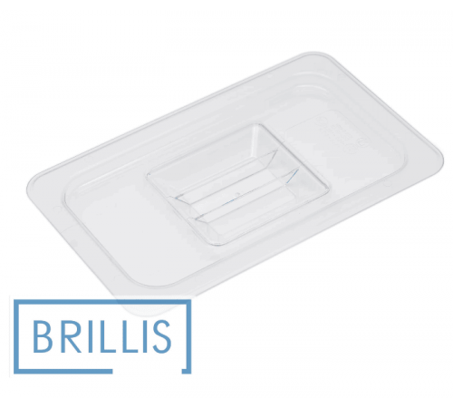 Кришка з полікарбонату GN 1/4 Brillis (265х162)