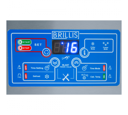 Аппарат шокової заморозки BRILLIS VBL10-R290