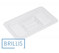 Кришка гастроємності BRILLIS із полікарбонату GN 1/9, прозрачна
