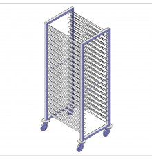 Шпилька одинарна 18 рівнів під деко 600х400