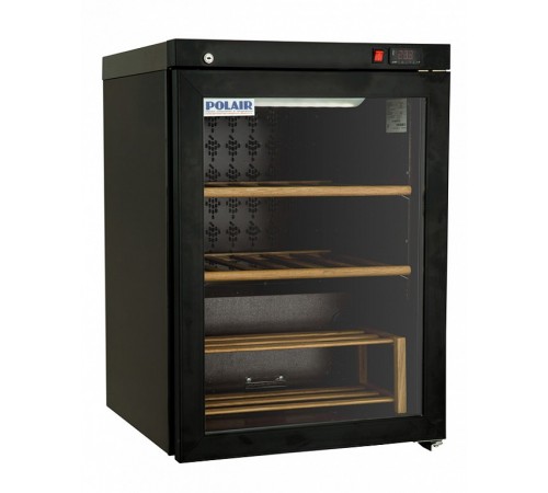 Шафа холодильна Polair DM104-BRAVO зі скляними дверима