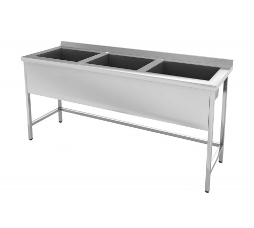 Ванна мийна зварна трисекційна Економ 430