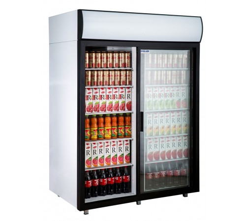Шкаф холодильний зі скляними дверима Polair DM114Sd-S 2.0