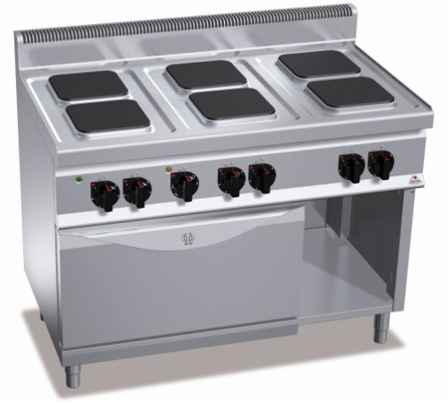 Плита електрична Bertos E7PQ6+FE1