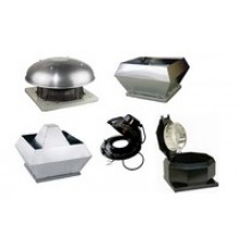 Дахові вентилятори з круглим та квадратним під'єднанням повітря