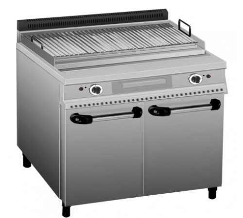 Гриль лавовий газ. Inox Electric PL/4 900