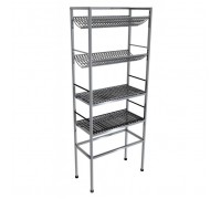 Стелажі для сушіння посуд 4 ряди