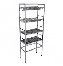 Стелажі для сушіння посуд 4 ряди