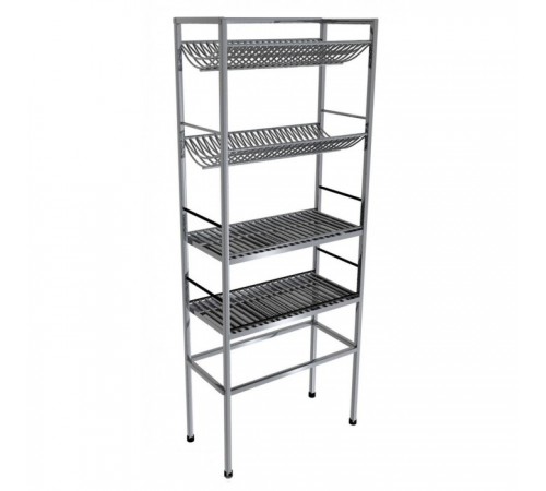 Стелажі для сушіння посуд 4 ряди